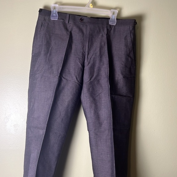 Banana Republic men Gray Dress Pants Classic Straight-Leg - Picture 2 of 5
